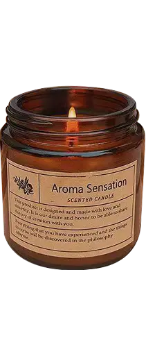 Coinnle cumhartheiripe rómánsúil agus fada buan le húsáid sa bhaile