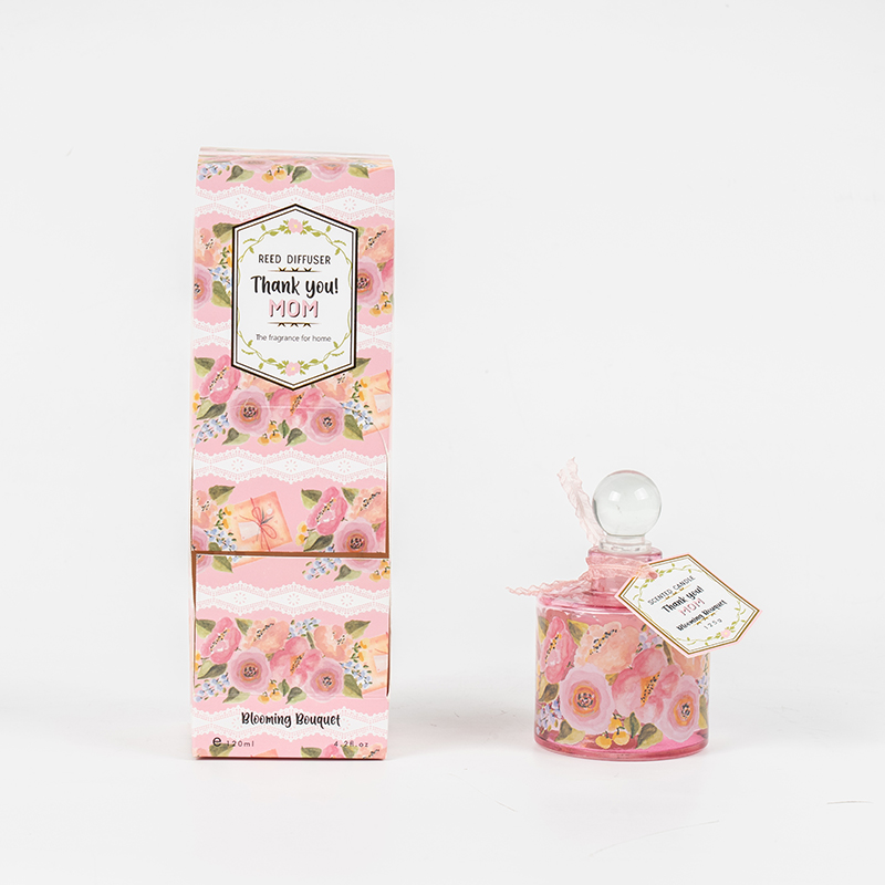 Difuser giolcach buidéal gloine bhabhta galánta Mother'day